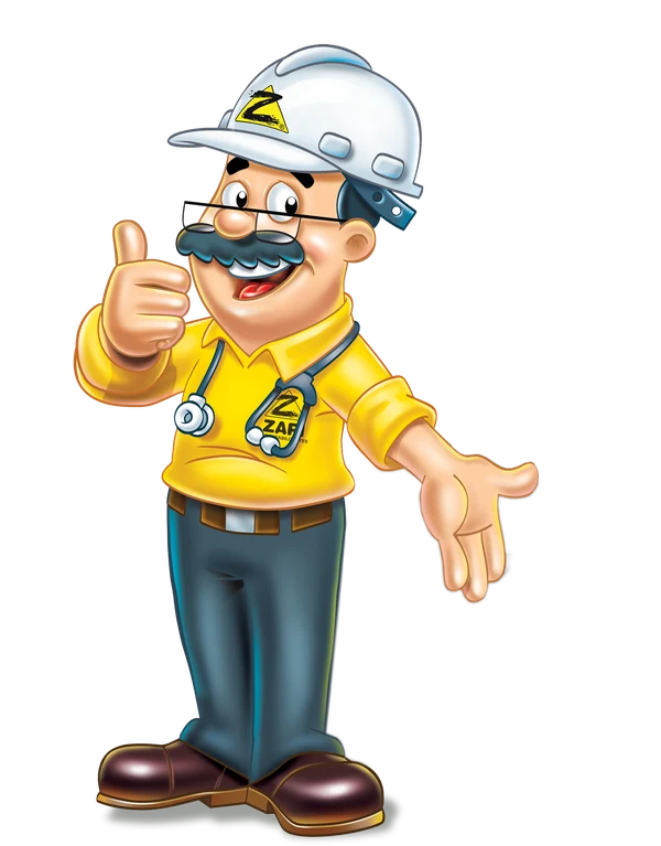 Mascote Dr. Zapi — Zapi Impermeabilizantes